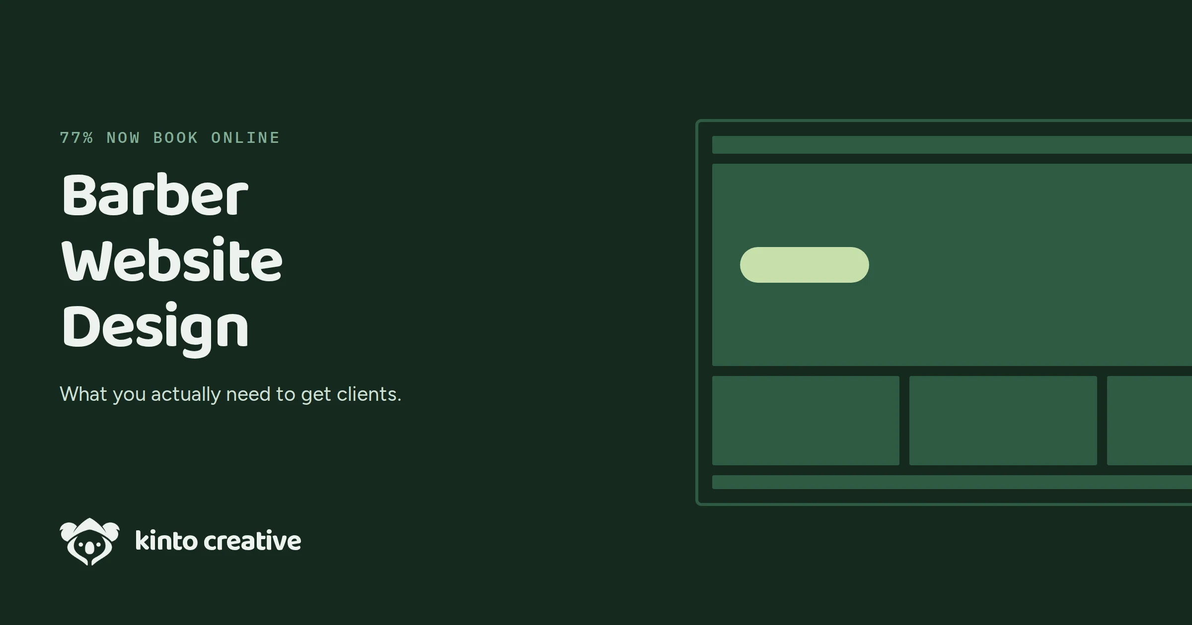 Barber Website Design